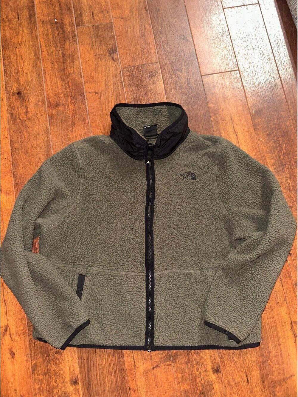The North Face Sherpa Crop Women's Light Jacket coupe Green Size XL